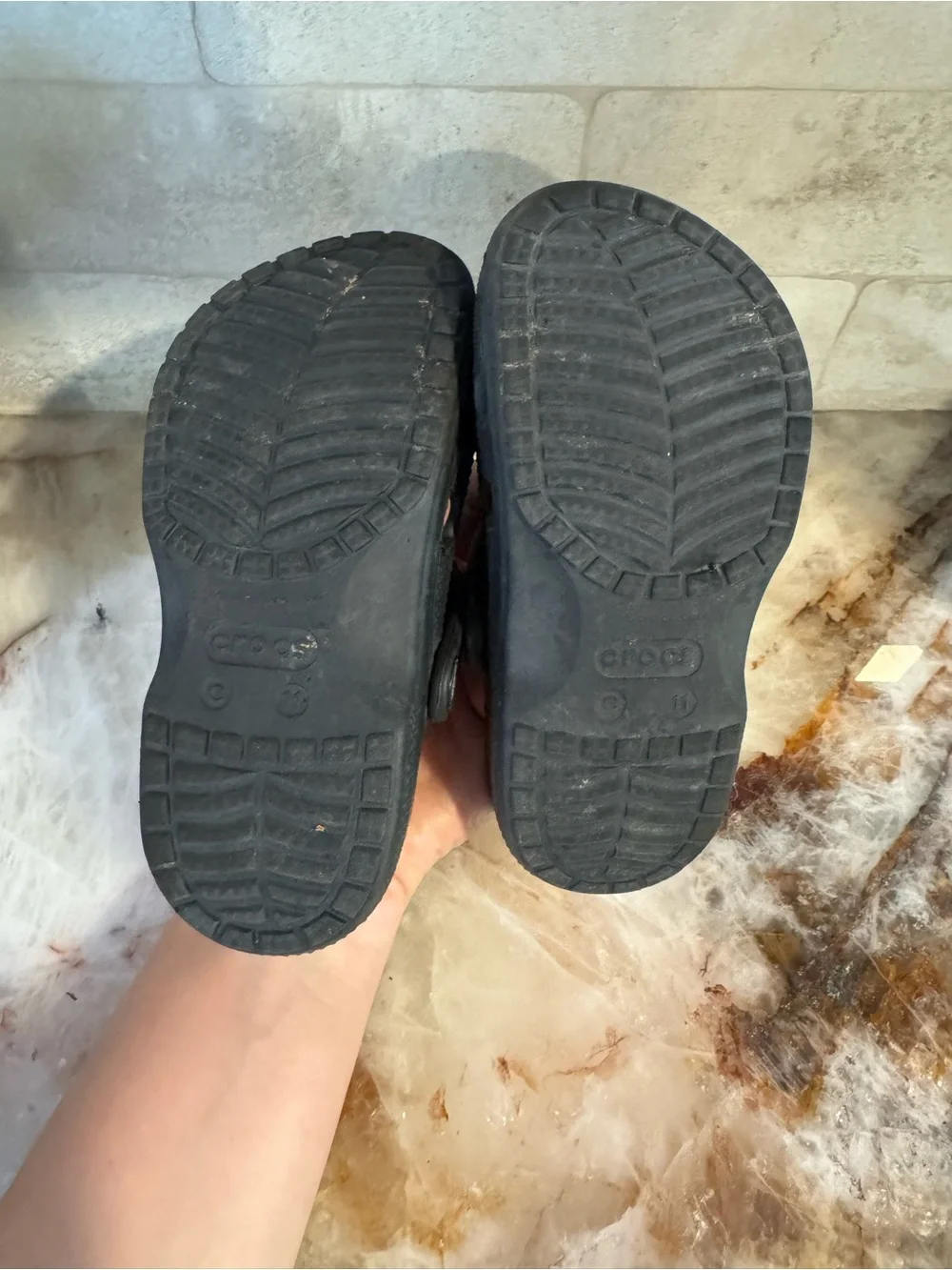CROCS Kids Black Classic Clog